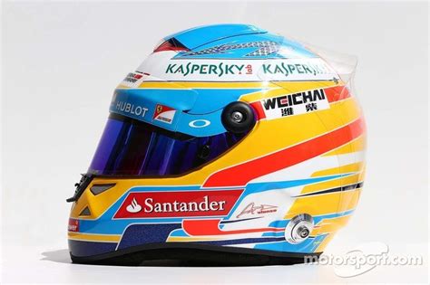 Great savings free delivery / collection on many items. The helmet of Fernando Alonso, Ferrari at Australian GP