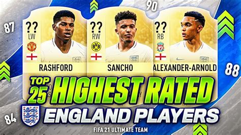 Ahead of fifa21 you'll find a new rating prediction video each week, covering a different top european. FIFA 21 | TOP 25 ENGLAND HIGHEST PLAYERS RATINGS | BEST ...