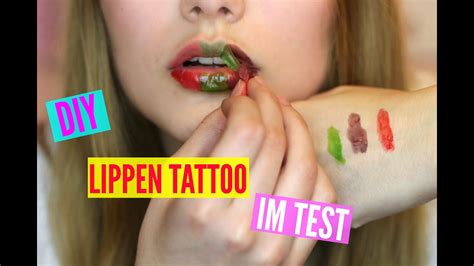 Acid peels or injections are supposed to fade tattoo ink by dissolving the skin around it, usually with dangerous chemicals. DIY PEEL OFF LIPPEN TATTOO im TEST ♥ - YouTube