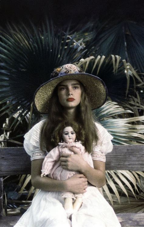 This brooke shields photo might contain bouquet, corsage, posy, and nosegay. Brooke Shields in "Pretty Baby", 1978 | Movies and ...