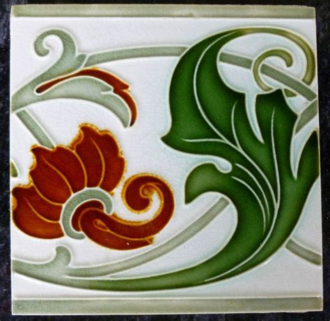 Foxy design specializes in laser cutting, engraving, and fabrication. Jugendstil Fliese art nouveau tile V&B Mettlach Tegel ...