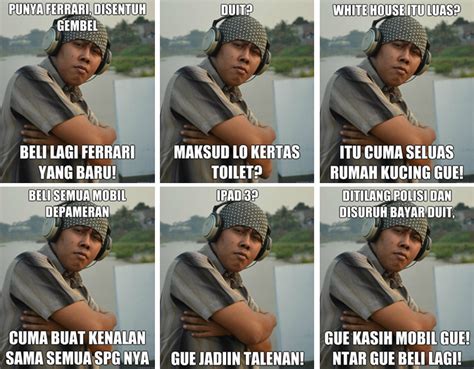 Kalimat deklaratif adalah kalimat yang isinya dimaksudkan untuk memberitakan suatu peristiwa kepada orang lain atau kepada orang yang diajaknya berbicara. Asal Usul Amin Richman Meme