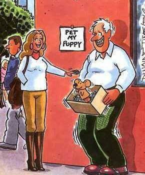 Happy smiling bearded farmer in hat. Funny adult cartoon - http://jokideo.com/funny-adult ...