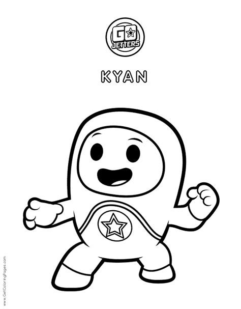 Using the colour key listed on each page, children can colour an individual character and learn what they look like and what their name is. Go Jetters Coloring Pages - GetColoringPages.com