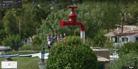 With roughly 70% of its surface covered in water, it would seem. Water pleasure - StreetViewFun