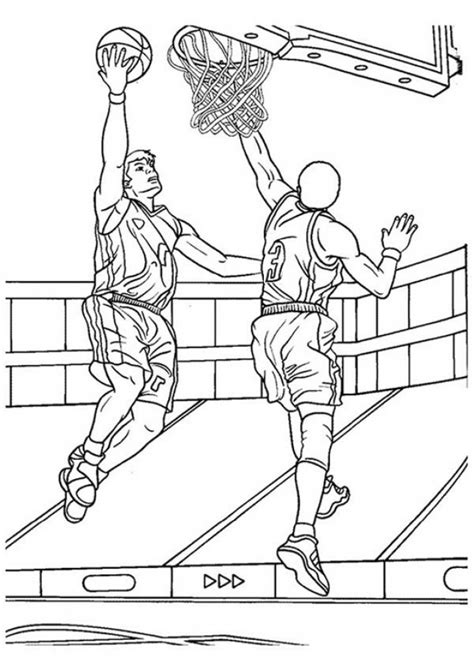 Here are coloring pages inspired by one of the favorite sports of children (and adults) : Get This Printable Basketball Coloring Pages Online 184775