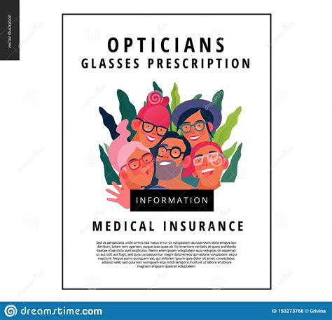 You can still shop for 2021. Medical Insurance Template - Opticians Shop Stock Vector - Illustration of diagnosis, friends ...