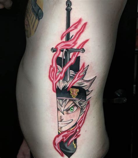 Tell me about your sickside tattoo shop and the artists: Sick tattoo by @jct_tattoo (on Instagram) : BlackClover