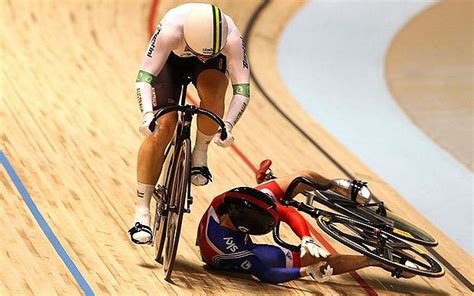 Australia out of gold medal hunt after crash, italy impress as great britain only fourth fastest. Track Cycling World Championships 2012: Victoria Pendleton ...