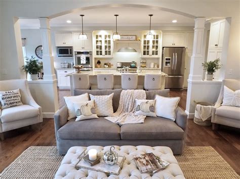 Larger spaces make home feel. Get the Best Modern Living Room Furniture | Open concept ...