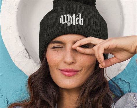 Check spelling or type a new query. Witch Beanie Hat, Witchy Clothing, Embroidered Knit Pom ...