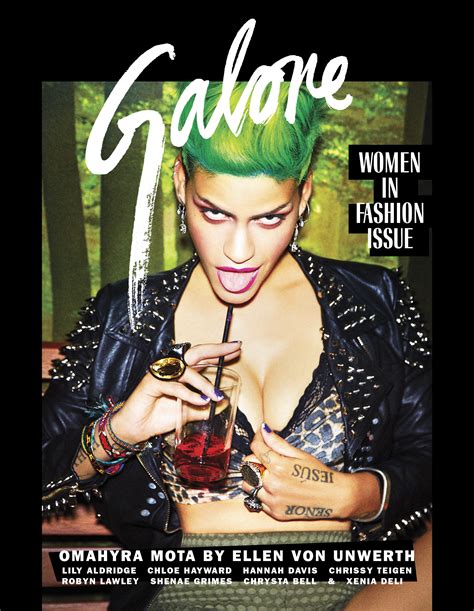 You never see your family and friends again. September Cover: Omahyra Mota By Ellen Von Unwerth! - Galore
