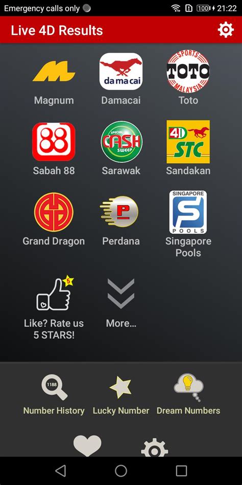 Visit live4d.sg for more information! Live 4D Results for Android - APK Download