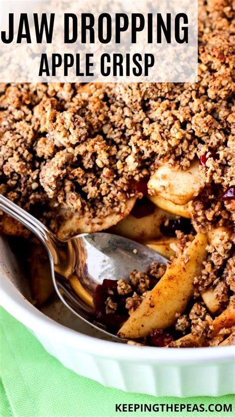 The crackly counterpoint to the silky custards occurs when you sprinkle a thin layer of sugar on top and broil to view image. Jaw Dropping Apple Crisp in 2020 | Sugar free apple crisp, Vegan thanksgiving dessert, Apple crisp