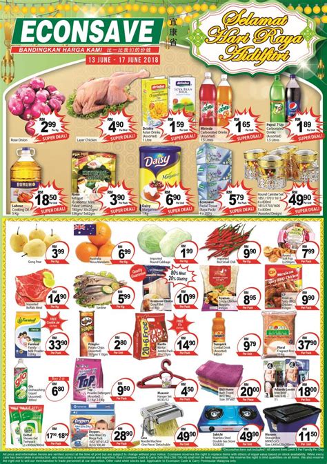 By rizkasetyoning on june 14, 2018. Econsave Hari Raya Aidilfitri Promotion (13 June 2018 - 17 ...