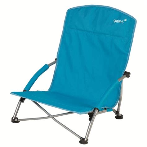 Apr 27, 2021 · a low beach chair in a rainbow striped print and with a head rest for extra comfort, this one does more. Gelert Eskdale Folding Beach Chair CampingWorld.co.uk