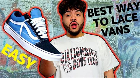 Hope it helped you out and please, if it did help, rate and/or subscribe! HOW TO LACE VANS OLD SKOOLS! BEST WAY TO LOOSE LACE *EASY TUTORIAL* - YouTube
