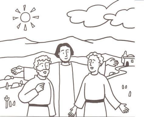 Jesus calls peter and andrew coloring page. Disciples Coloring Pages - Coloring Home