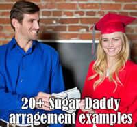 Anonymity is key for sugar babies and sugar daddies — i created an alter ego just for my online sugaring presence. Sugar Daddy Arrangement Examples (20+ real expamples)
