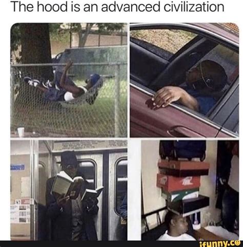 The following are his appearances in film, television and video games. The hood is an advanced civilization - iFunny :) | Really ...