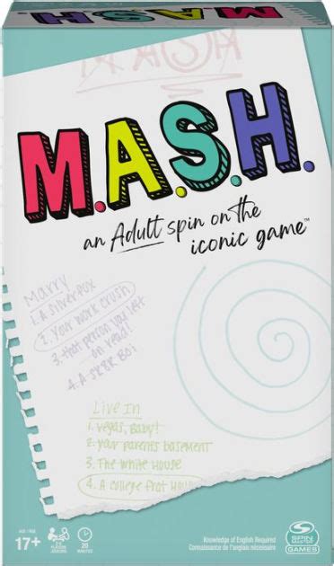 Fortune tellers and psychics are sometimes inaccurate or untruthful and prone to. MASH, Fortune Telling Adult Party Game by SPIN MASTER ...