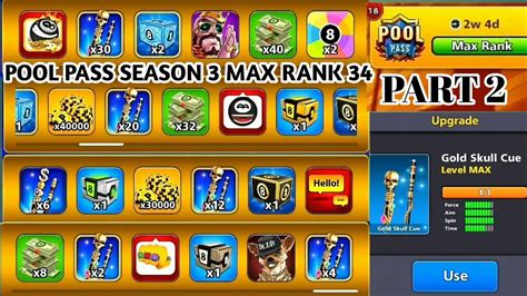 Pool pass trick max rank unlimited pool points. 8 Ball Pool Unlock All Pool Pass Season Temptation Max ...