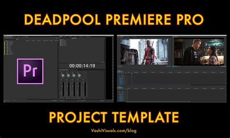 Premiere pro motion graphics templates give editors the power of ae motion graphics, customized entirely within premiere pro, adobe's popular film editing program. DEADPOOL PREMIERE PRO PROJECT TEMPLATE | Premiere pro ...