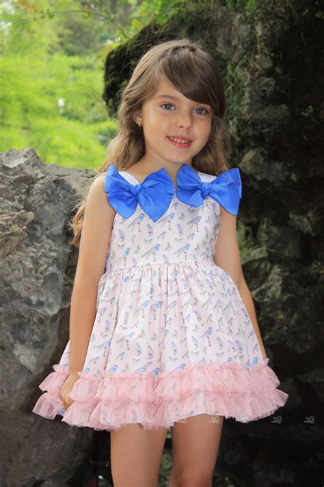 Lappepa moda infantil conjunto nina 2 piezas rayas azules lazos amarillos missbaby te ofrecemos una amplia gama de vestidos y faldas, para que busques tus. Lappepa Moda Infantil Vestido Nina Estampado Loros Mariposas Missbaby : Lappepa Moda Infantil ...