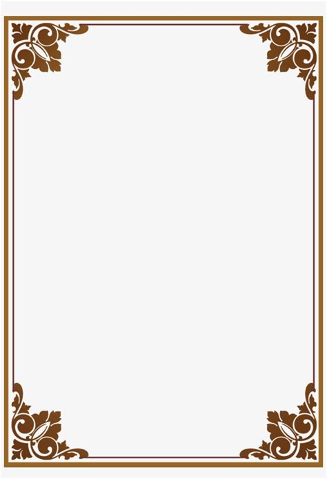Border undangan frame vintage boarder vector graphic pixabay. Frame Undangan Png