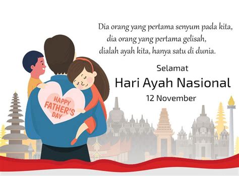 Perayaan hari ayah nasional tersebut berbeda dengan hari ayah internasional pada minggu ketiga bulan juni. hari ayah nasional 2020 | Hari ayah, Ayah, Gambar