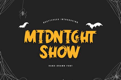 Midnight Show By Besttypeco | TheHungryJPEG.com