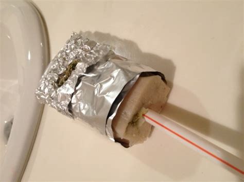 In the case of a drug like meth, you fold tin foil so that there is a gentle i;m making a homemade pipe and i want to know if it is bad to use. homemade pipe on Tumblr