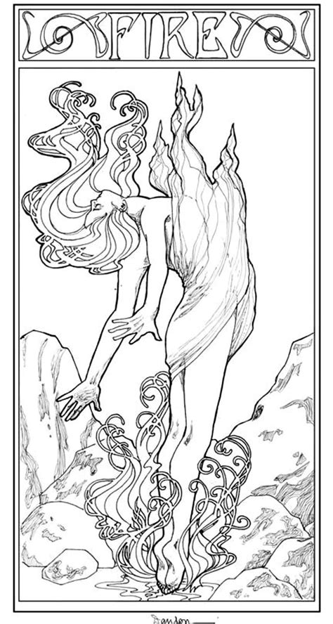 Collection by debra goonan miller. Fantasy Woman Coloring Pages For Teens - Coloring Sheets
