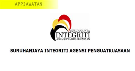 Akta 700 dikuatkuasakan pada 1 april 2011. Jawatan Kosong di Suruhanjaya Integriti Agensi ...