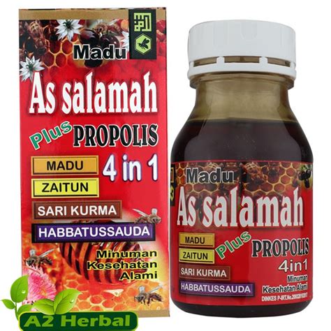 Sari kurma untuk menjadi penguat otak. Madu As Salamah 4 in 1 Plus Propolis Zaitun Sari Kurma ...