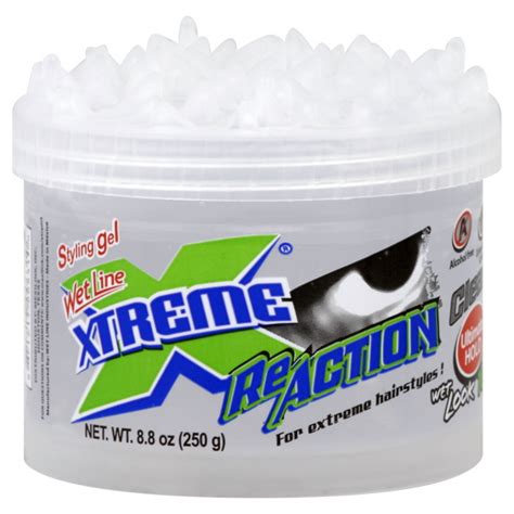 Perfect for shoulder length hair or shorter. Wet Line Xtreme Reaction Styling Gel, Ultimate Hold, Wet ...
