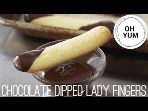 Tiramisù is an easy dessert to prepare (and my overall fave). Chocolate-Dipped Lady Fingers - Anna Olson - YouTube (With images) | Anna olson