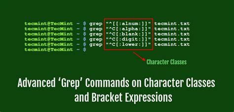 The grep command is handy when searching through large log files. 11 Advanced Linux 'Grep' Commands on Character Classes and ...