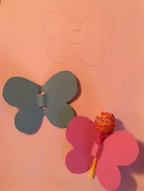 Dabei lutschen die schülerinnen und schüler 30 sekunden lang auf einem abstrichtupfer. Schmetterling Lolli Vorlage Zum Ausdrucken