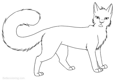 Here are 10 popular types of cats that can have a black and white coat, among other potential coat colors and markings. Warrior Cats Coloring Pages Black and White - Free ...