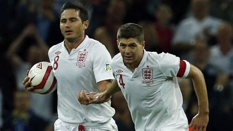 Lampard easily, he's more effective and plays better as a teamplayer, while gerrard likes to do things on his own a lot of the time, and that. Can Lampard and Gerrard play together for England?