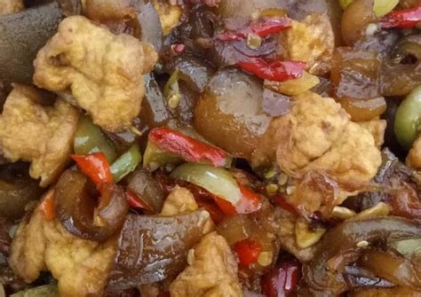 Tumis kikil dengan wajan anti lengket gm bear wajan penggorengan (lihat di lazada diskon). Resep Sambel goreng kikil tahu oleh Triya Denisia Putri ...