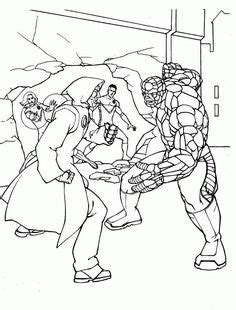 The fantastic four is a fictional superhero team appearing in comic books published by marvel the four individuals traditionally associated with the fantastic four, who gained superpowers after exposure to cosmic rays during a scientific mission. Fantastic Four Coloring Pages