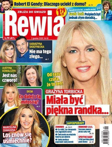 Grażyna torbicka zawróciła w głowie znanemu polskiemu trenerowi. Grazyna Torbicka, Rewia Magazine 02 December 2020 Cover ...