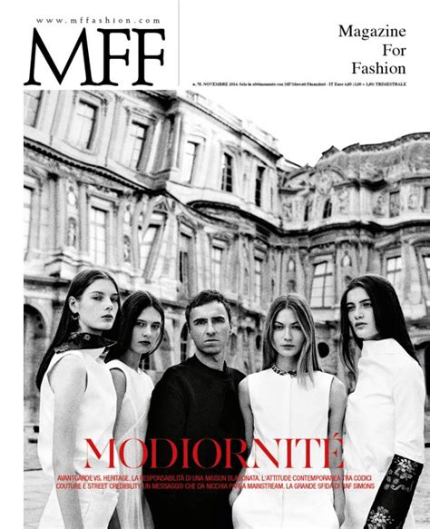 Mff ( marvel future fight ) is an online video game and the most popular one among teens. Raf Simons and Giambattista Valli for MFF - Magazine For Fashion