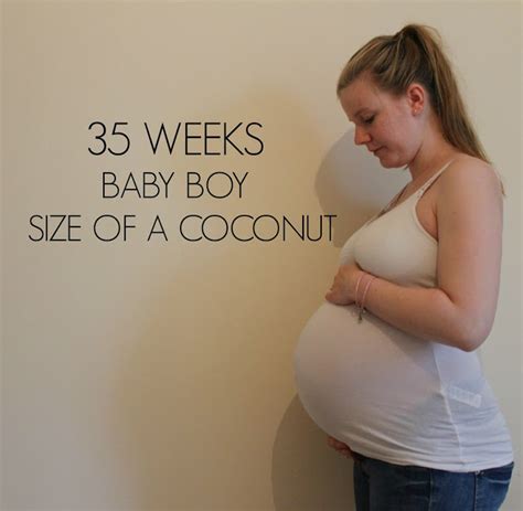 But my little guy didn't care about the date on the calendar. 35 Week Pregnancy Update | Baby #2 | Emily and Indiana