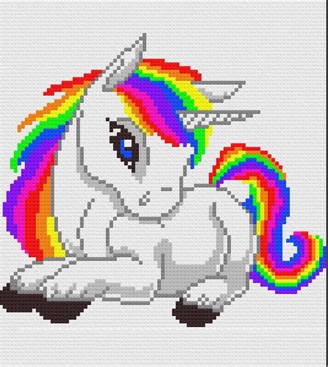 Find deals on products in needlework on amazon. CRC FREE!! | Unicorn cross stitch pattern, Crochet unicorn ...