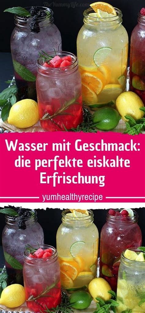 Gut sieben liter wasser mit aroma trinkt jeder deutsche im jahr. Wasser mit Geschmack: die perfekte eiskalte Erfrischung ...