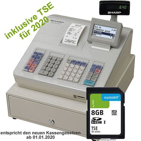 Salah satu keunggulan mesin kasir sharp xea177 ini adalah bentuknya yang portable. Sharp Registrierkasse XE-A177 inklusive Programmierung ...