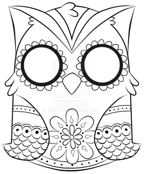 You can now print this beautiful simple sugar skull calavera coloring page or color online for free. Girl Skull Coloring Pages Sugar skull printable coloring ...